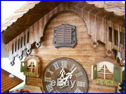 415Q Original Black Forest Cuckoo Clock, with Weather-House, Quartz Incl Batt