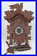 ANTIQUE vintage cuckoo clock GERMANY Black Forest weights OLD 1970's REGULA