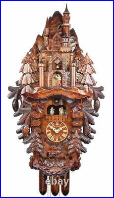 Adolf Herr Cuckoo Clock Neuschwanstein Castle AH 10/1 8TMT NEW