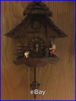 Adolf Herr Cuckoo Clock The Busy Wood Chopper 2003