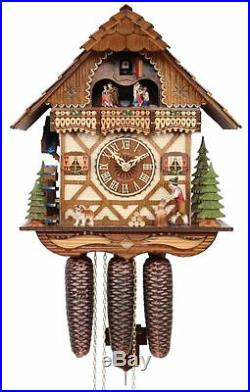 Adolf Herr Cuckoo Clock The Busy Wood Chopper AH 436/1 8TMT NEW