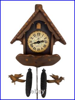 American Cuckoo Bird New England Clock Company Vintage Clock 1969