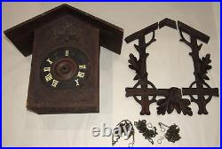 American G. K Cuckoo and Quail Cuckoo Clock Parts/Restoration Project Clock