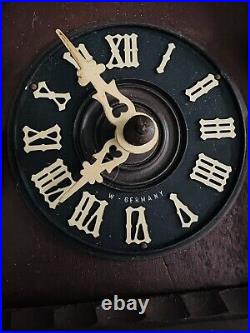 Antique Black Forest 1-day Hubert Herr 1 Bird Cuckoo Clock