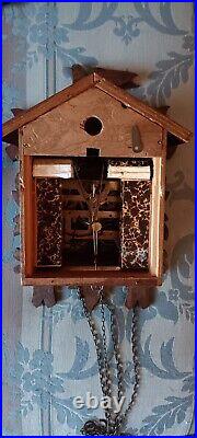Antique Black Forest German Cuckoo Clock Cleaned And Serviced