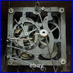 Antique Breitinger Sons Cuckoo Clock Philadelphia Pa Deer Forest American Repair