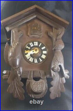 Antique Cuckoo Clock made in Germany Restoration Project, Parts Or Repair