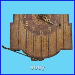 Antique Cuckoo Pendulum Clock Tocante Chime Wood Watch 24h