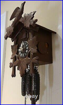 Antique Working REGULA Black Forest Germany Musical 3 Weight Cuckoo Wall Clock