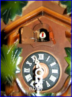 Antique black forest cuckoo/ two Weight clock by Creudent