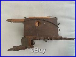 Antique wooden Black forest cuckoo clock Germany 1880