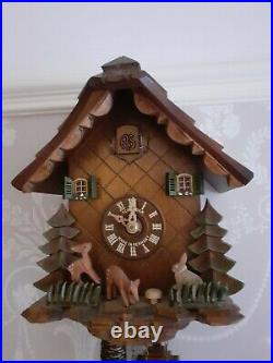 Anton Schneider Söhne Cuckoo Clock Forest Animals