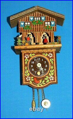 Beautiful Vintage Toggili German Cuckoo Clock For Parts or Repair