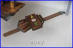 Black Forest Beer Garden Cuckoo Clock Germany withCOA & Receipt