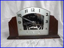 Black Forest Co. Art Deco Mantle Clock Gazelles