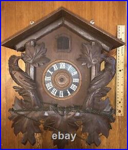 Black Forest Cuckoo Clock-Parts And Or Repair Only. Large
