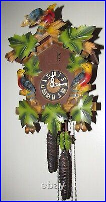 Black Forest Cuckoo Clock Weights Driven 30-Hour