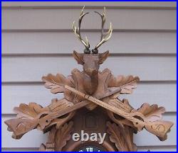 Black Forest Hunter's 8-Day Cuckoo Clock Large