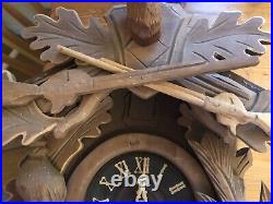 Black Forest Hunters Cuckoo Clock-Parts And Or Repair Only