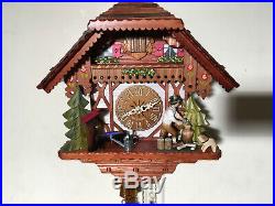 Black Forest Mechanical Cuckoo Clock With Moving Lumberjack