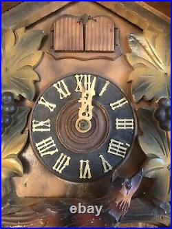 Black Forest Musical Cuckoo Clock-Parts And Or Repair Only. RHS 3 Train Movement
