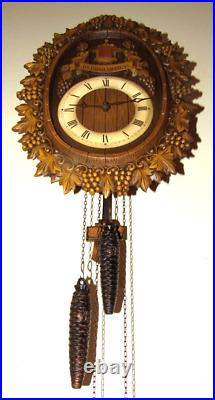 Black Forest Regula Cuckoo Clock Weights Driven