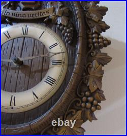 Black Forest Winery Cuckoo Clock 30-Hour Weights Driven Made in Germany