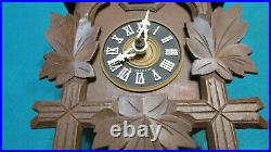 Black forest one day original German Cuckoo clock wood carving mechanical