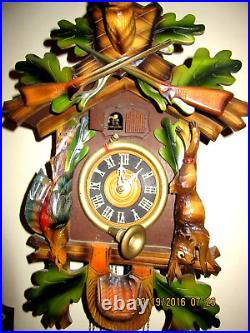 CUCKOO clock GERMANY Hunter
