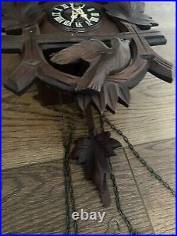 Collectible Vintage Black Forest Cuckoo Clock, Made In W. Germany