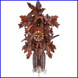 Cuckoo Clock 8-day-movement Carved-Style 16.5 by Hekas