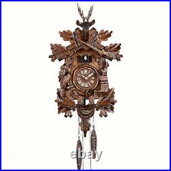 Cuckoo Clock 8-day-movement Carved-Style 18.9 by Anton Schneider