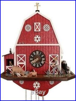 Cuckoo Clock American Barn Farmhouse 8-Day Movement with Music Limited Edition