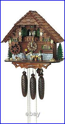Cuckoo Clock Black Forest house with moving beer drinker and. SC 8TMT 697/9 NEW