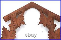 Cuckoo Clock Frame with Birds 11-7/8 inches Tall Antique VS12