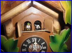 Cuckoo Clock German made Black Forest SEE VIDEO Herr just serviced 1 Day CK2978
