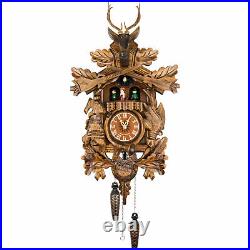 Cuckoo Clock Quartz-movement Carved-Style 19.7 by Engstler
