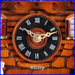 Cuckoo Clock Traditional Black Forest Clock Antique Wooden Pendulum Quartz Wall