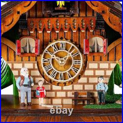 Cuckoo Clock Traditional Chalet Black Forest House Clock Handcrafted