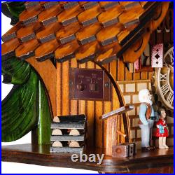 Cuckoo Clock Traditional Chalet Black Forest House Clock Handcrafted
