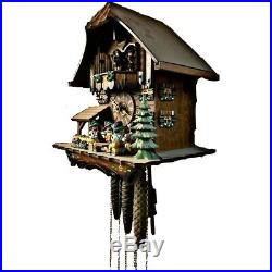Cuckoo Clock Tree House Swing Wall Hanging Wooden Décor Timepiece Watch WC 013
