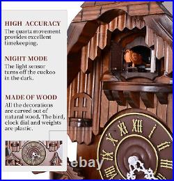 Cuckoo Clock Vintage Wall Clock Handcrafted Wood Cuckoo Clock Black Forest House