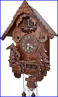 Cuckoo Clock Vintage Wall Clock Handcrafted Wood Cuckoo Clock Black Forest House