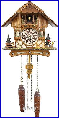 Cuckoo-Palace German Cuckoo Clock Blackforest Hillside Chalet with Wonderful A