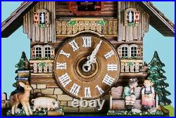 Cuckoo Pendulum Wall Clock Pop-Out with Sound Stylish Wooden 25x100x460mm NEW