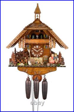 Cuckoo clock black forest 8 day original germany music Kissing Couple