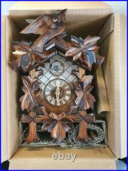 Cuckoo clock black forest 8day original german wood carving mechanical Clock