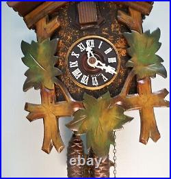 Cuckoo clock west Germany Black Forest vintage excellent condition works great