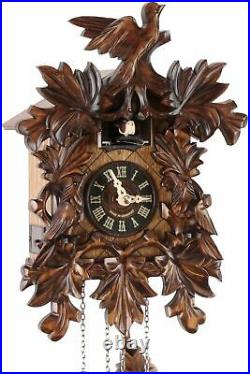 Eble -dreivogel 30cm- 22500 Cuckoo Clock Real Wood New Batteriebetri