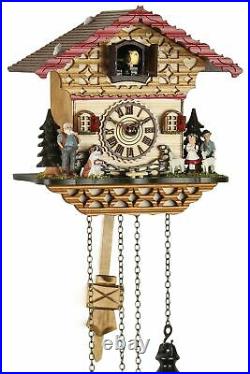 Eble -schwarzwaldhaus'' Heidi'' 20cm- 23265 Cuckoo Clock Real Wood New
